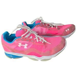 Under Armour Hot Pink Coquette Womens Sneakers Size 11